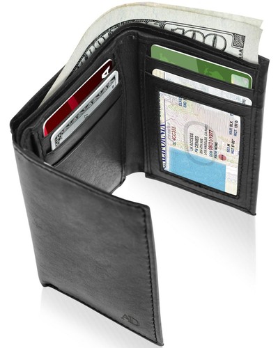 Portafoglio uomo trifold slim - portafoglio,