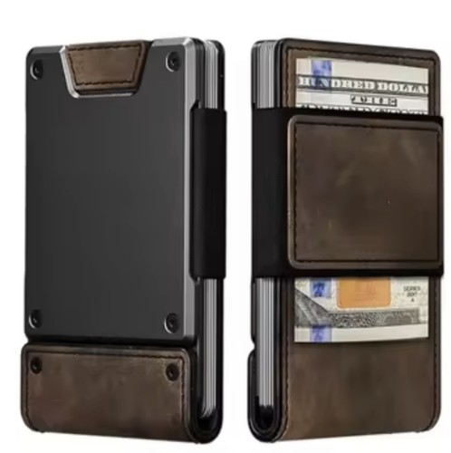Portafoglio uomo slim - portafoglio, metallo