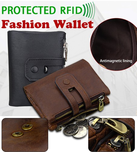 Portafoglio uomo pochette vera