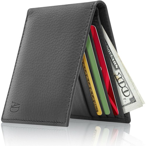 Portafoglio uomo pelle slim - pelle,