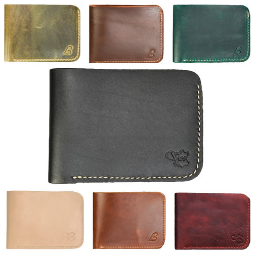 Portafoglio uomo bifold vera