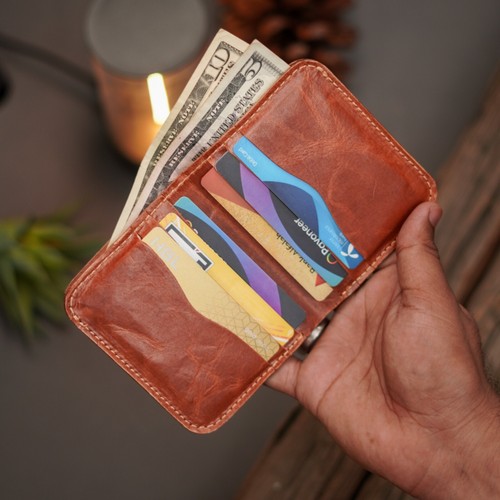 Portafoglio uomo bifold vera