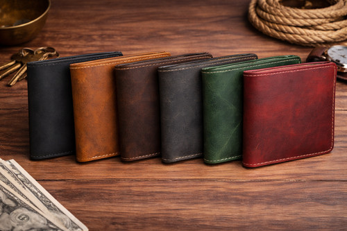 Portafoglio uomo pelle bifold - portafoglio,